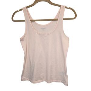 Old Navy Women's S Petite First Layer Barely Pink Scoop Neck Tank Top